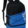 Rucksack "Six Wings" in Blau/ Schwarz - (B)30 x (H)45 x (T)18 cm