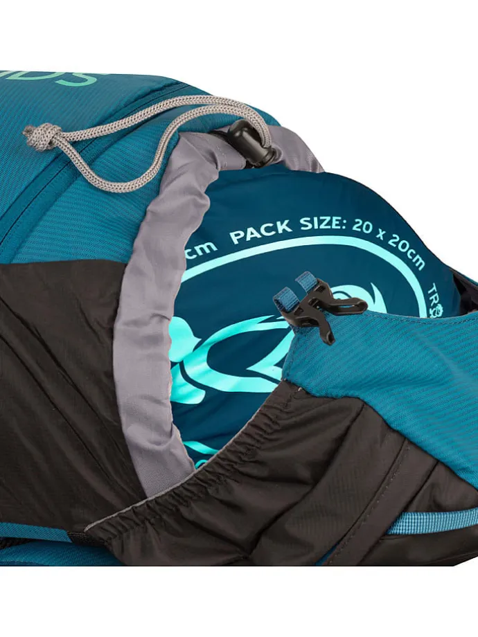 Rucksack "Trolltunga" in Blau - (B)30 x (H)50 x (T)16 cm