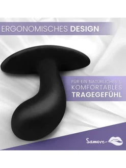 Samore Analplug-Set in schwarz