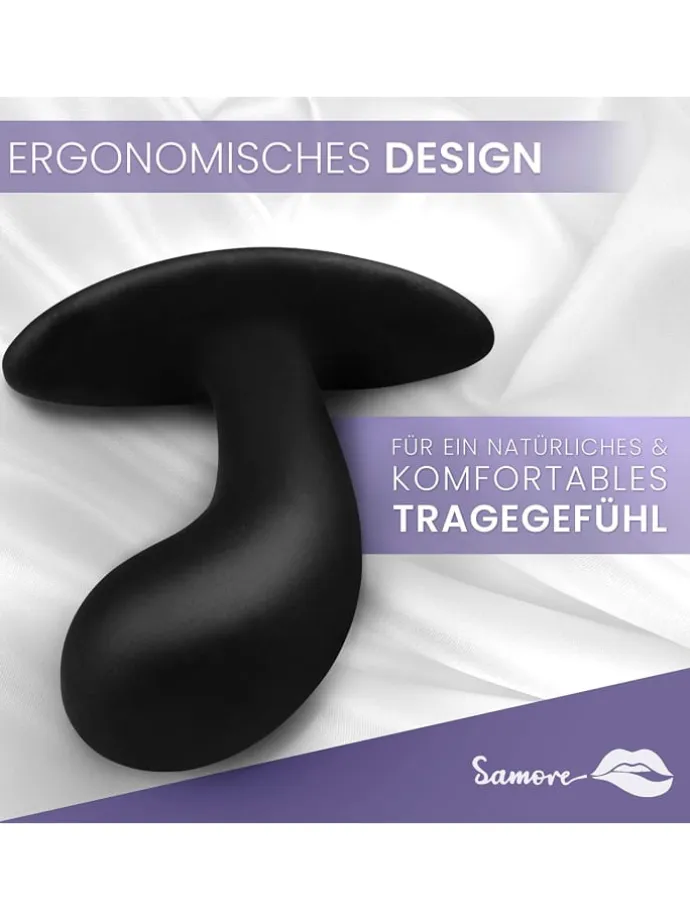 Samore Analplug-Set in schwarz