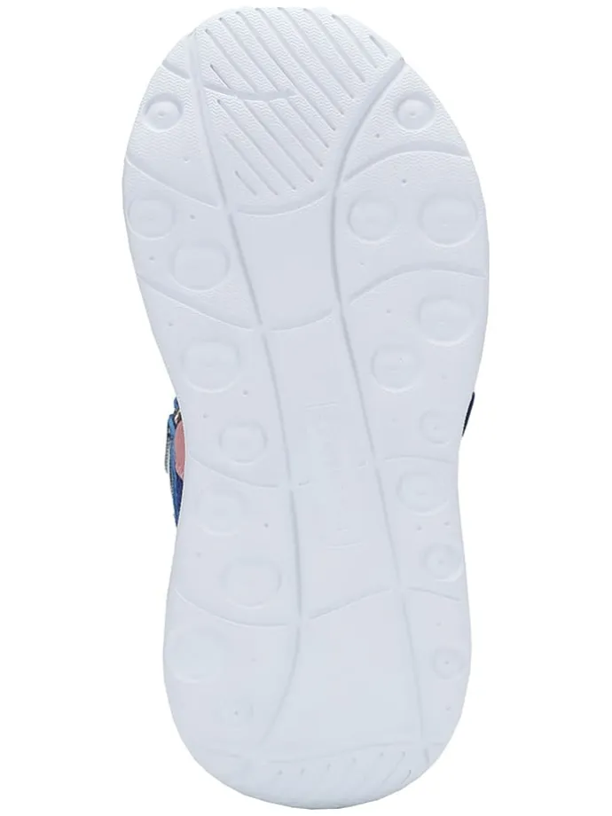 Sandalen in Dunkelblau/ Rosa