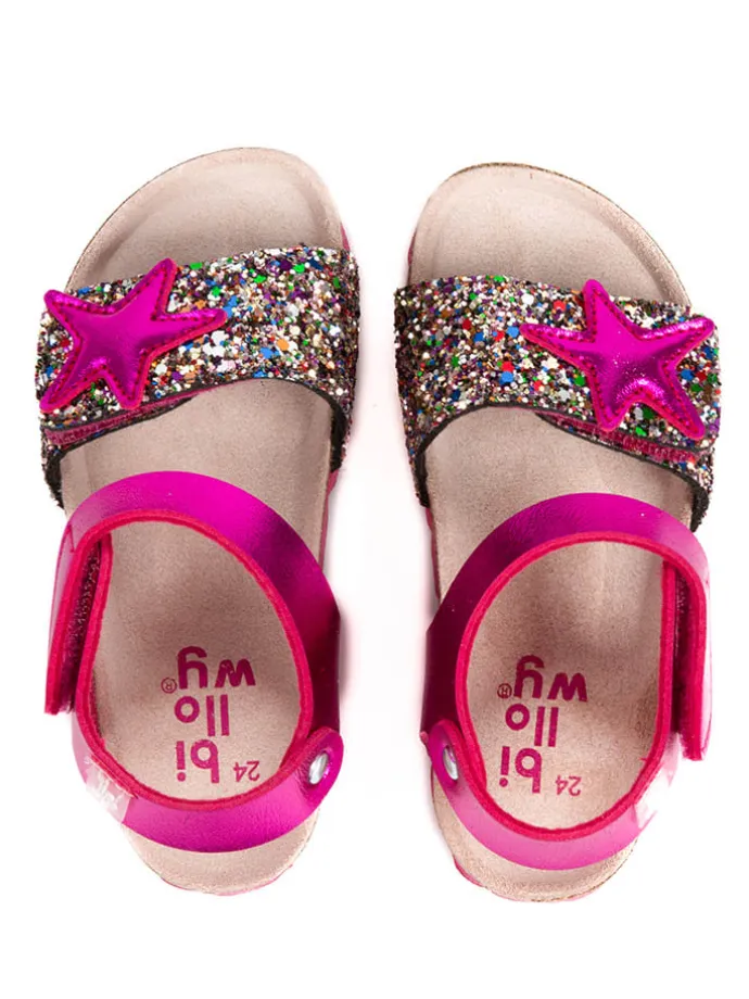 Sandalen "Rosso" in Pink