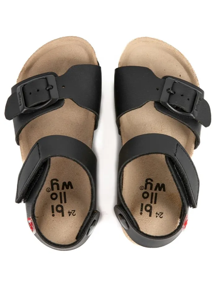 Sandalen "Rosso" in Schwarz