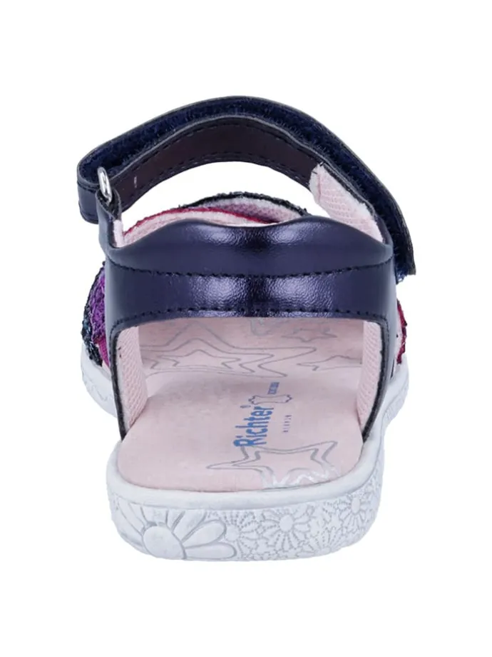 Sandalen "Sole" in Dunkelblau/ Lila