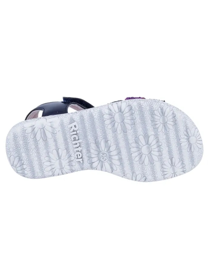 Sandalen "Sole" in Dunkelblau/ Lila