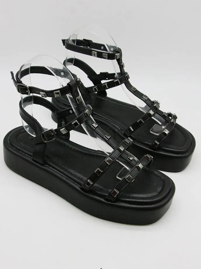 Sandaletten in Schwarz