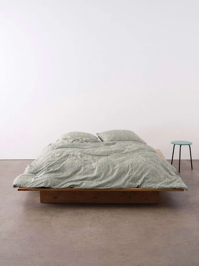 Satin-Bettwäsche-Set ''Janne'' in Grün