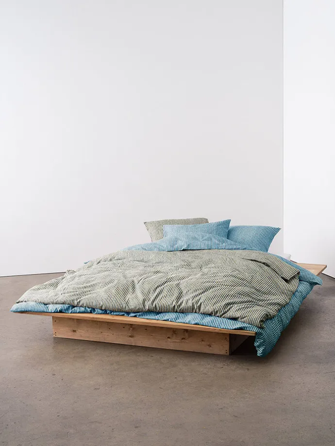 Satin-Bettwäsche-Set ''Janne'' in Grün