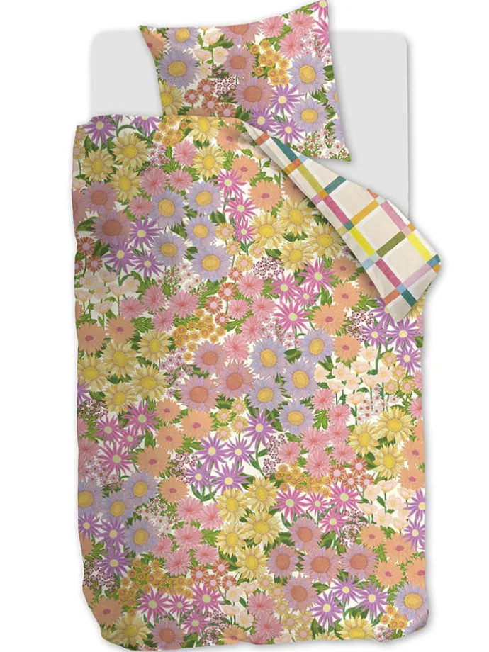 Satin-Bettwäsche-Set "Lucia" in Bunt
