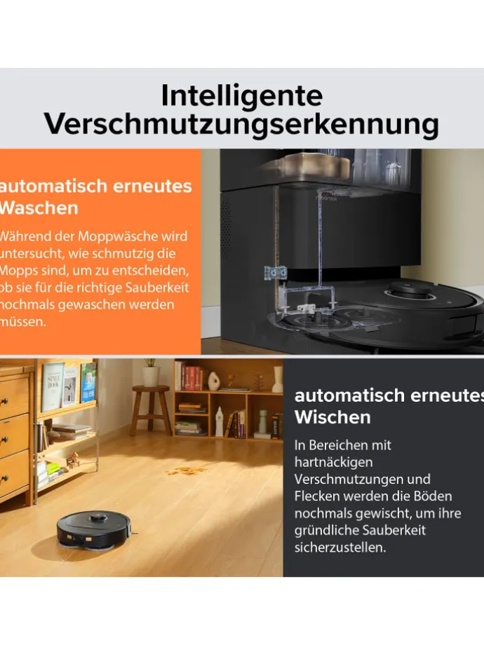 Saugroboter Qrevo Pro in Schwarz