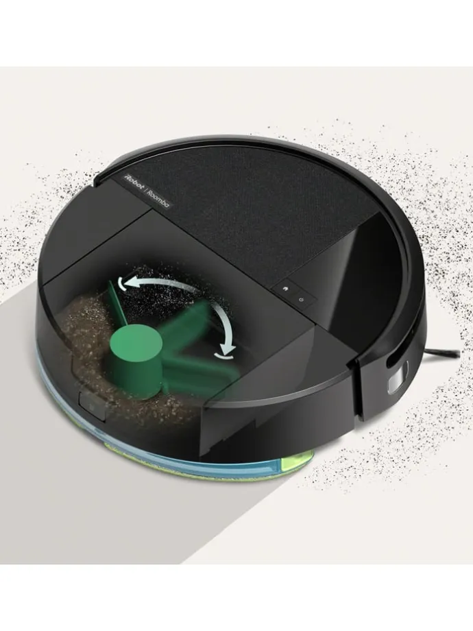 Saugroboter "Roomba® 205 DustCompactor Combo Robot" in Schwarz
