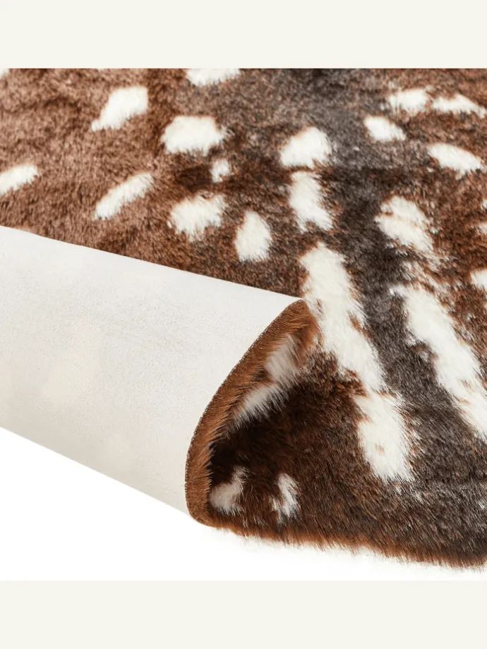 Schaffell KNOLL in Braun/Beige - (W) 150 x (L) 200 cm
