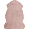 Schaffell UNDARA in Rosa - (W) 60 x (H) 1 x (L) 90 cm