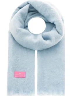 Schal "Flauschig" in Hellblau - (L)180 x (B)60 cm