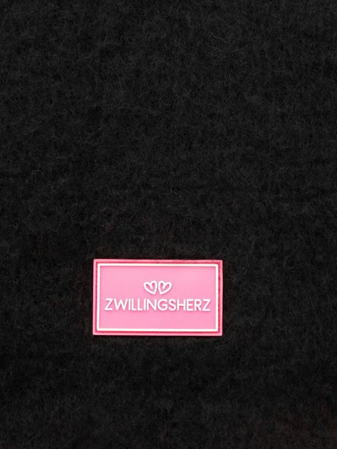 Schal "Flauschig" in Schwarz - (L)180 x (B)60 cm