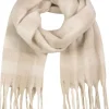 Schal in Beige/ Creme