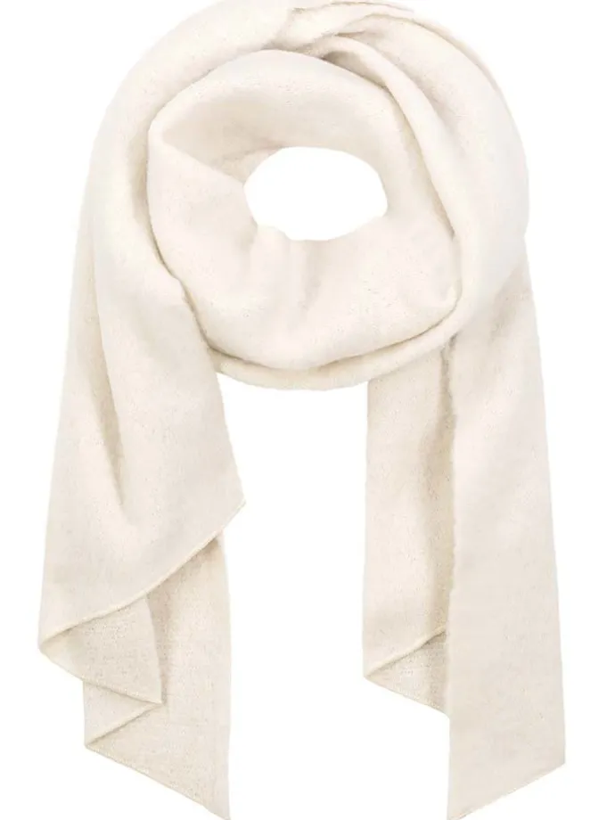 Schal in Creme