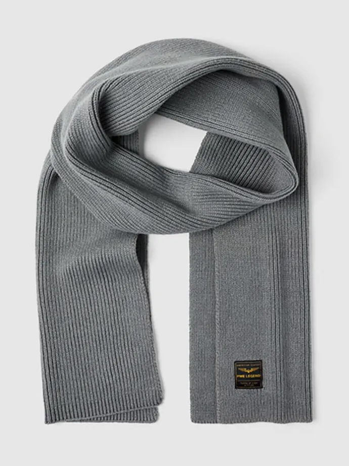 Schal in Grau - (L)175 x (B)30 cm