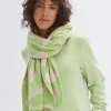 Schal in Grün/ Creme - (L)188 x (B)51 cm