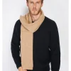 Schal in Hellbraun - (L)170 x (B)30 cm