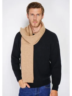 Schal in Hellbraun - (L)170 x (B)30 cm