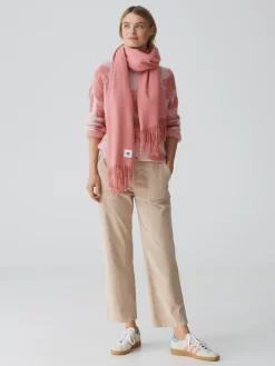 Schal in Rosa - (L)190 x (B)65 cm