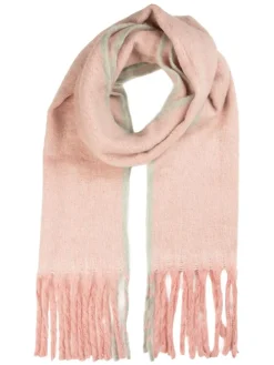 Schal in Rosa/ Mint - (L)190 x (B)38 cm