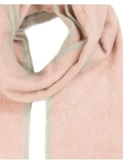 Schal in Rosa/ Mint - (L)190 x (B)38 cm