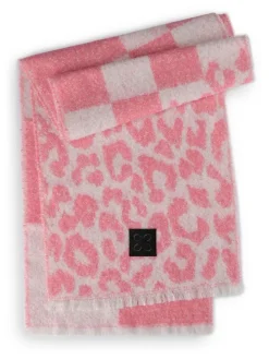 Schal in Rosa/ Weiß - (L)210 x (B)45 cm