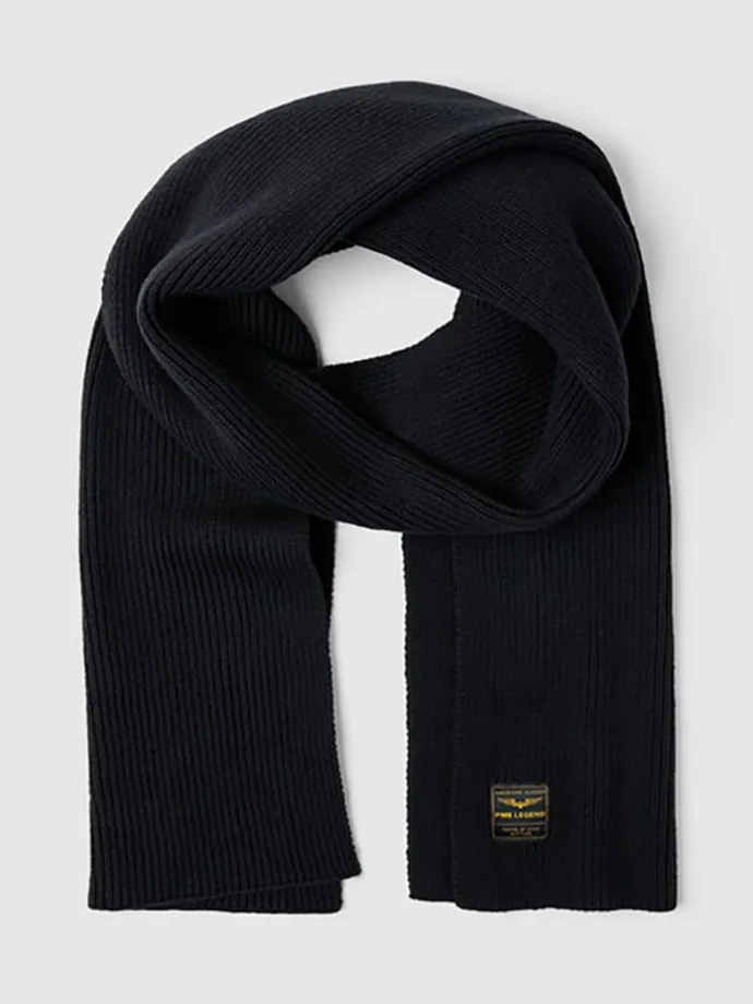 Schal in Schwarz - (L)175 x (B)30 cm