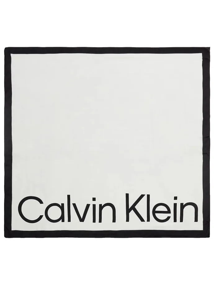 Schal in Schwarz/ Creme - (L)130 x (H)30 cm