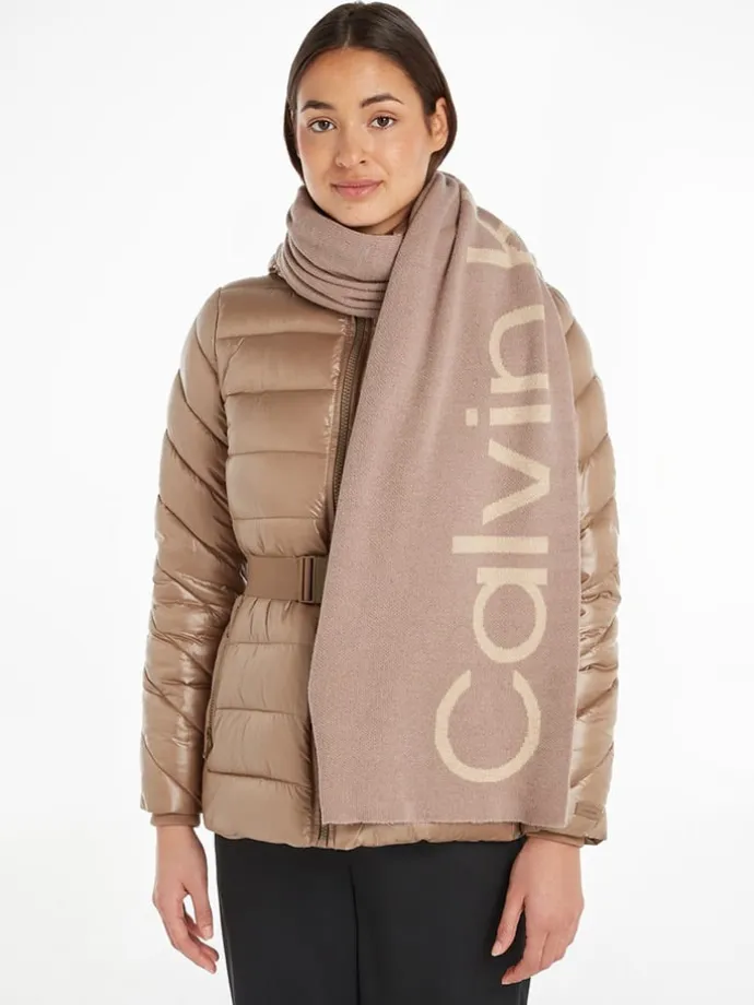 Schal in Taupe