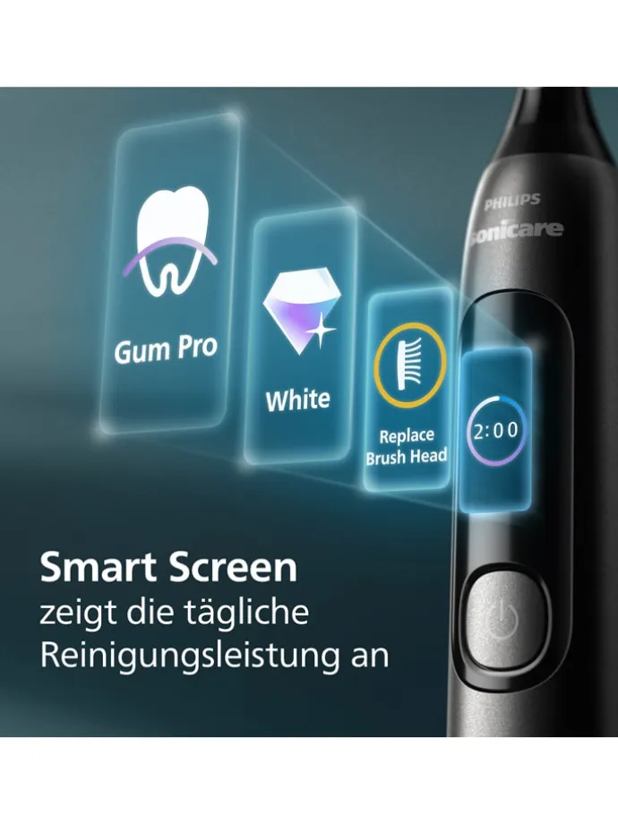 Schallzahnbürste "Serie 4100" in Schwarz