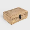 Schatulle "Sombre" in Braun - (B)26 x (H)10 x (T)18 cm