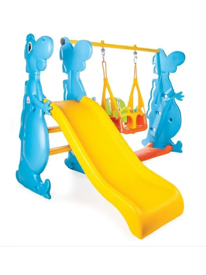 Schaukel, Rutsche Dino 06099 in bunt