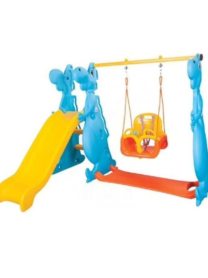 Schaukel, Rutsche Dino 06099 in bunt