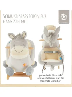 Schaukeltier Esel Fips in Grau