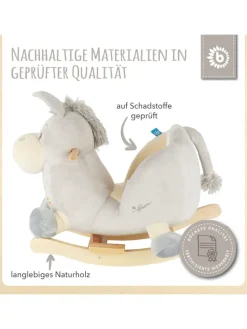 Schaukeltier Esel Fips in Grau