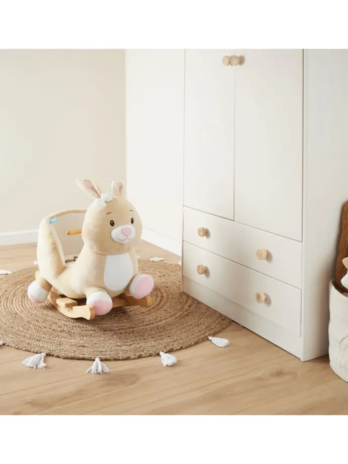 Schaukeltier Hase Hopsi in Beige