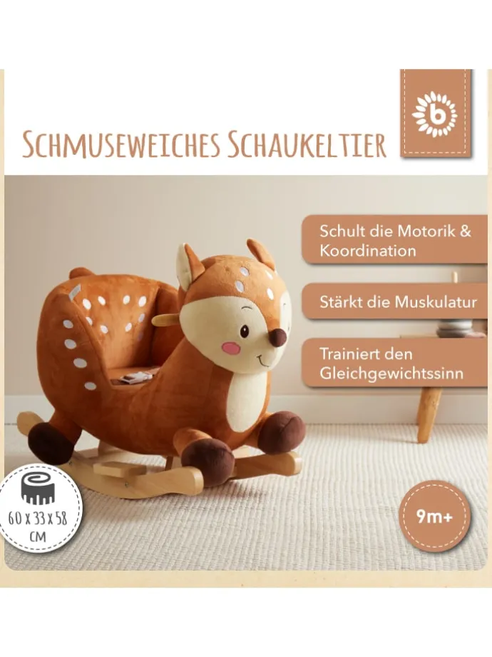 Schaukeltier Reh Lina in Braun