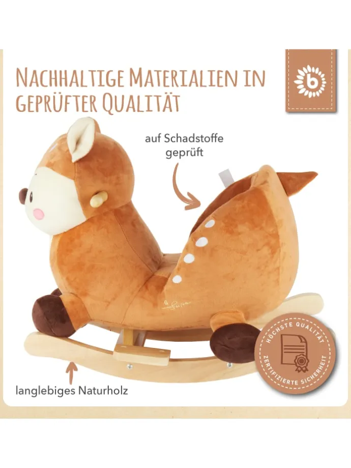 Schaukeltier Reh Lina in Braun
