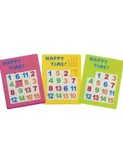 Schiebepuzzle Zahlen - 4 Jahren