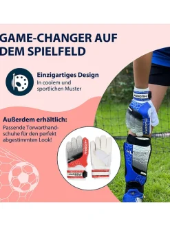 Schienbeinschützer mit Knöchelschutz in Rot