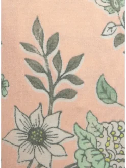 Schlafhose in rosa-schilfgrün
