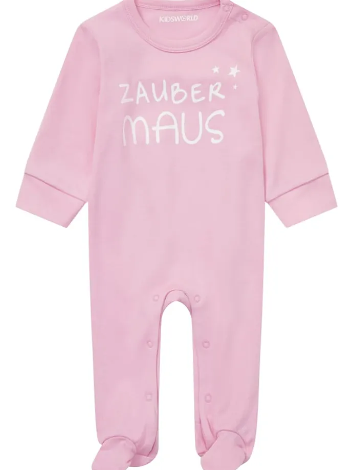 Schlafoverall in rosa
