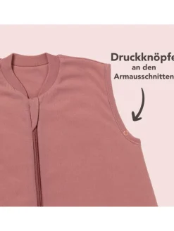 Schlafsack mit Füßen, 1.0 TOG in Rosa