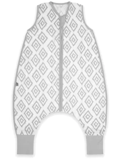Schlafsack mit Füßen in Grau - TOG - 0,5