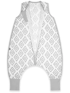 Schlafsack mit Füßen in Grau - TOG - 0,5
