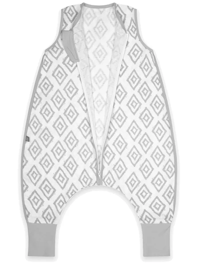 Schlafsack mit Füßen in Grau - TOG - 0,5