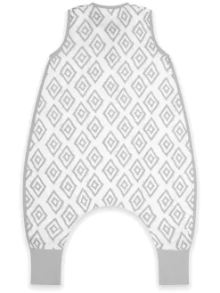 Schlafsack mit Füßen in Grau - TOG - 0,5